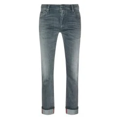 Alberto BIKE - SUPER STRETCH DUAL FX DENIM Herren - Radhose