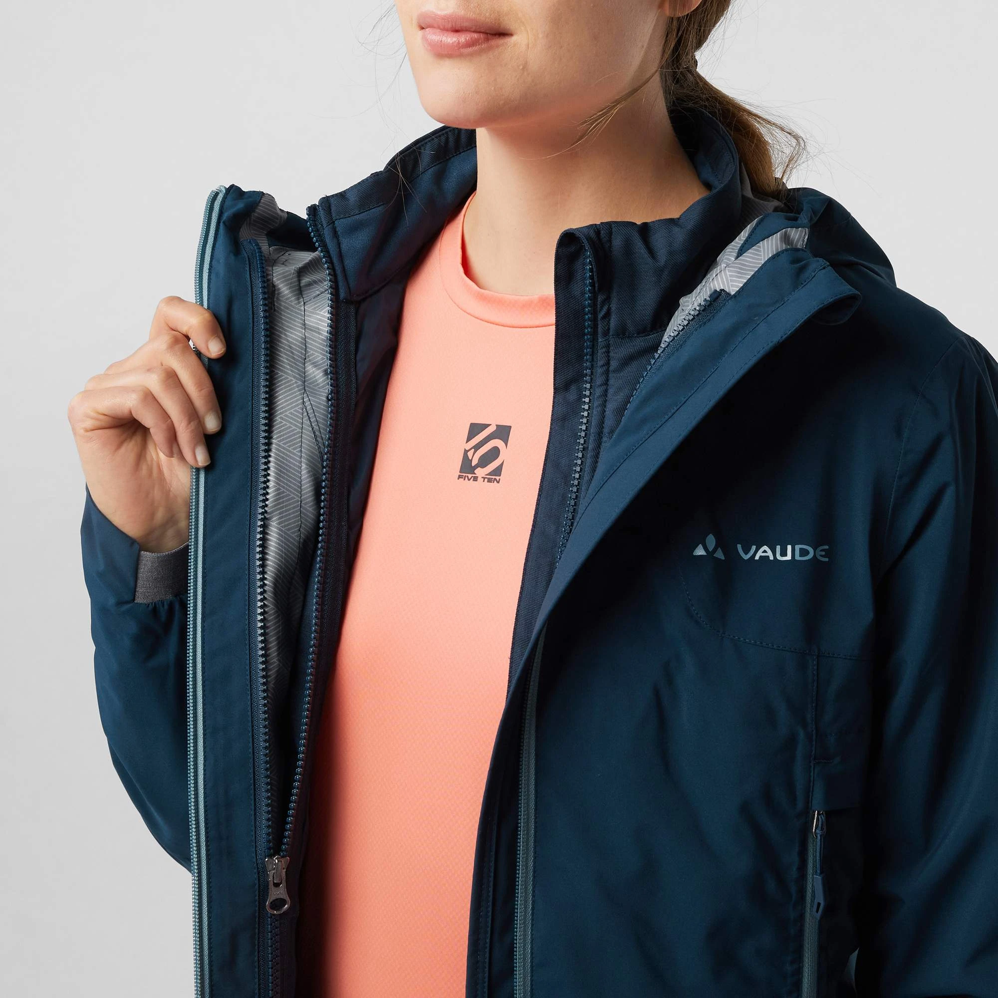 VAUDE YARAS 3IN1 JACKET Damen - Fahrradjacke – Bild 15