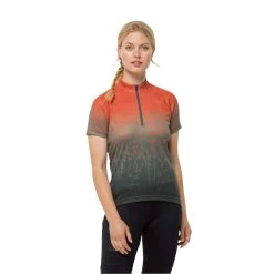 Jack Wolfskin MOROBBIA HZ PRINT T W Damen - Fahrradtrikot